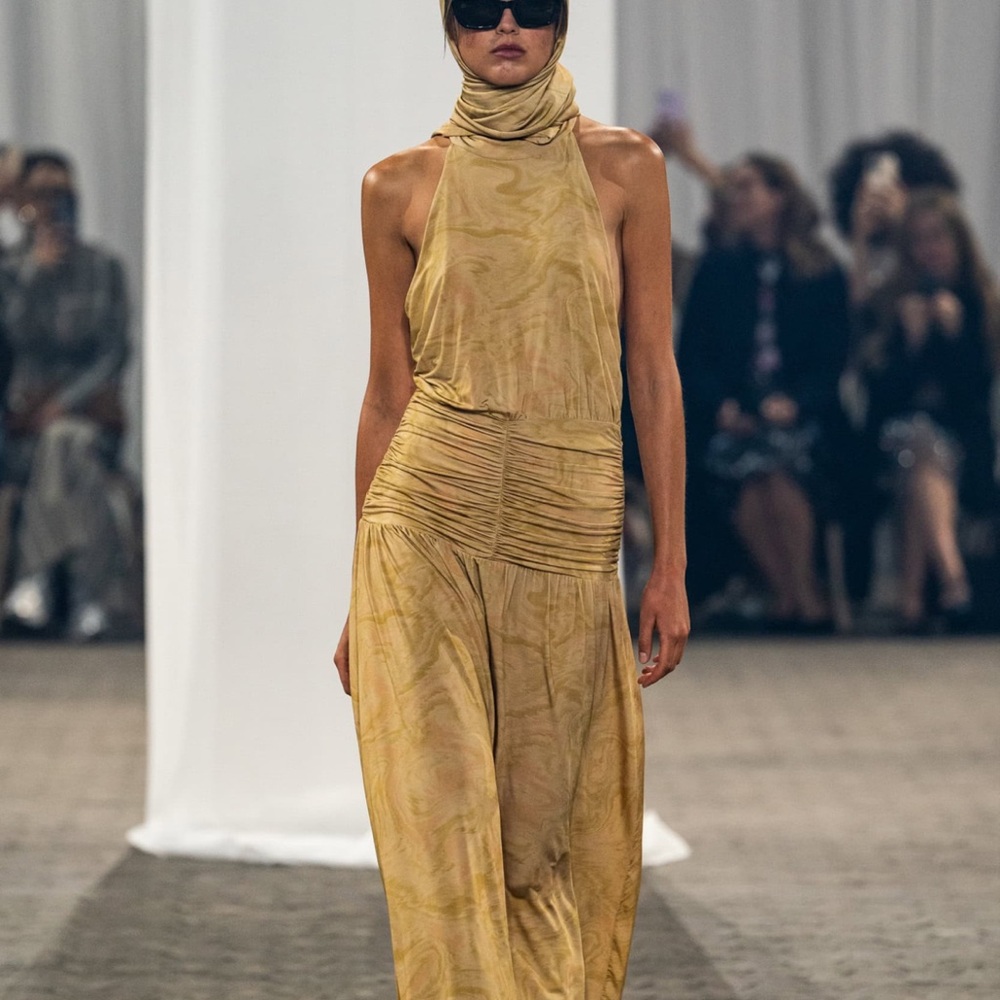 Runway Gestuz Drop Waist Maxi Dress Small